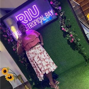 Flora 2 piece summer skirt set